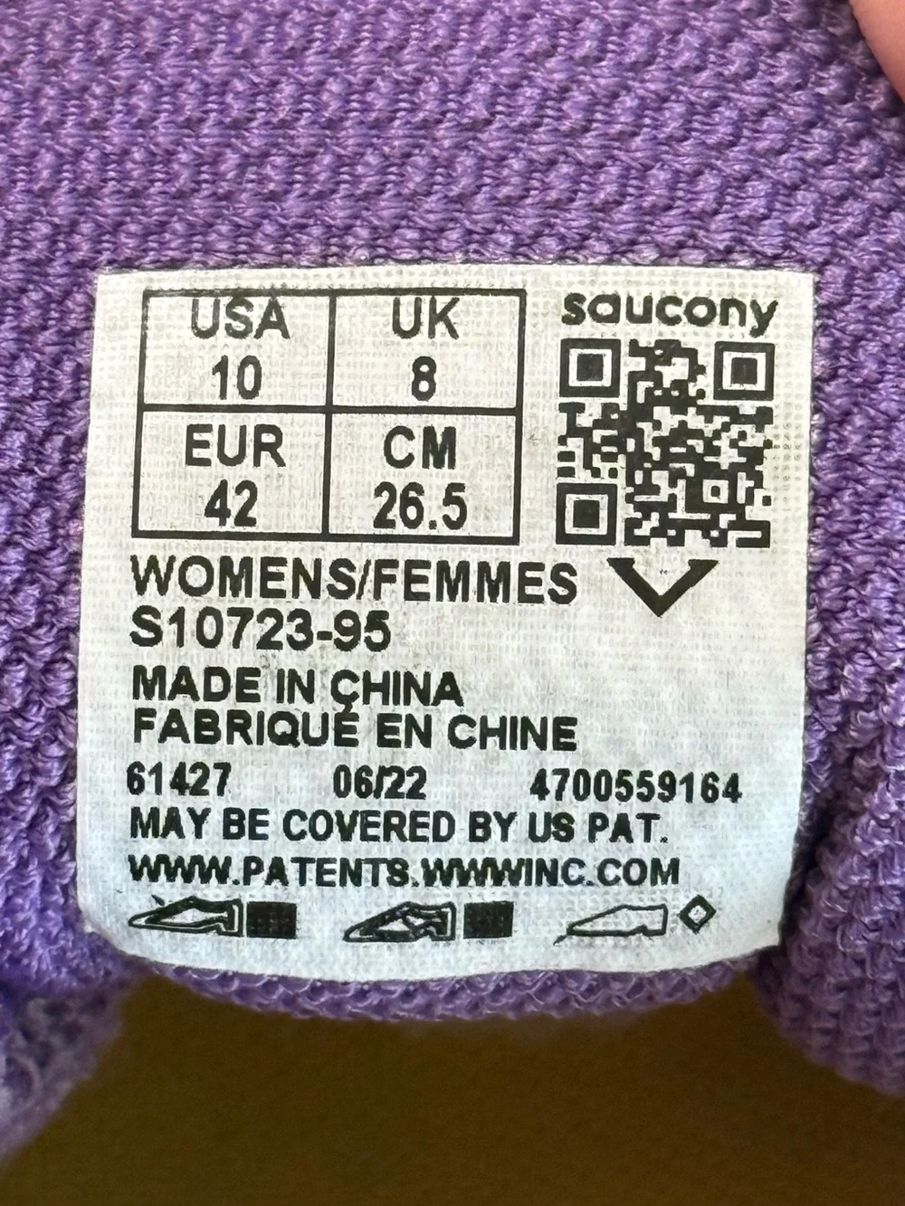 Saucony Kinvara 13 Running Shoes - Purple / Empire Gold - Women's Size 10